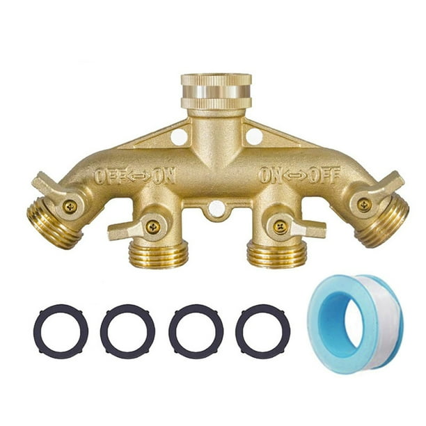 Garden Hose Adapter 4 Way Tap Hose Connectors Garden Watering Connector