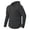 A-Black1090, variant on XIAONU Men's Slub Knit Hoodie Slim Curved Hem Long Sleeve Pullover Hoodie Breathable Minimalist Activewear Tops