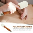 thumbnail image 2 of Soimiss Wood Handle Hammer for Craft Durable Nylon Head Carving Tool for DIY, 2 of 5