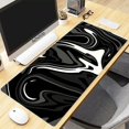 thumbnail image 3 of Alfombrilla de ratón para ordenador Gamer Strata Liquid Mousepad 900x400 XXL, alfombrilla grande para ratón en blanco y negro, alfombra para escritorio de PC, alfombrilla para teclado, 3 of 5