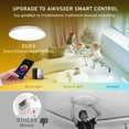 thumbnail image 3 of Senhu Smart Ceiling Light, RGB LED Ceiling Light Fixture, Flush Mount Light Fixture, DIY Colors, Works with Alexa, 2700K-6500K Ceiling Lights for Bedroom, Living Room, 3 of 8