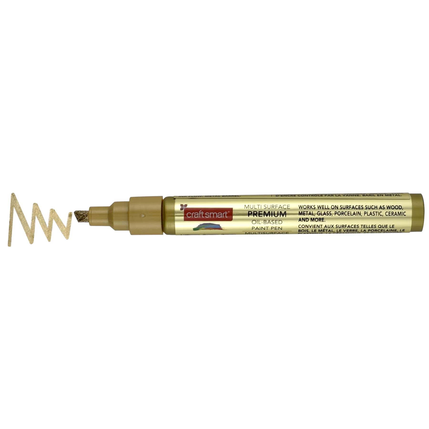 Metallic Fine Tip Multi-Surface Premium Oil-Based Paint Pen by Craft Smart®