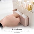 thumbnail image 2 of serony Makeup Organizer Wristwatch Storage Box with Drawer Nail Polish Case Exquisite Case Desktop Sundries Container Cosmetics Brush Holder for Dorm Light green, 2 of 9