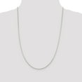 thumbnail image 2 of 925 Sterling Silver 2mm Elongated Open Link Chain 20 Inch, 2 of 5
