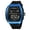 black blue, variant on Men's Tactical Digital Watch - Rugged Large Barrel Shape, Waterproof Outdoor Sports Watch with LED Backlight, Alarm, Date for Hiking, Casual Wear