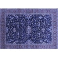 thumbnail image 1 of Ahgly Company Machine Washable Indoor Rectangle Oriental Blue Traditional Area Rugs, 2' x 5', 1 of 4