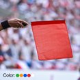 thumbnail image 5 of Unique Bargains Football Linesman Arbitre Drapeau Acier Inoxydable Pole Sponge Grip, Rouge, 5 of 5