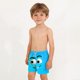 thumbnail image 5 of Pantalones cortos de bolsillo para niños con cordón elástico estampado casual traje de baño pantalones de cinco puntos, 5 of 8