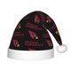 thumbnail image 2 of Gorro de Papá Noel de peluche para niños y adolescentes de 4 a 12 años de los Cardinals, gorro navideño para niños y niñas, regalo para fiestas navideñas, protección contra el frío y calidez, 2 of 7