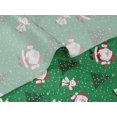 thumbnail image 5 of oneOone Velvet Green Fabric Merry Christmas Sewing Craft Projects Fabric Prints By Yard 58 Inch Wide-MBM, 5 of 5