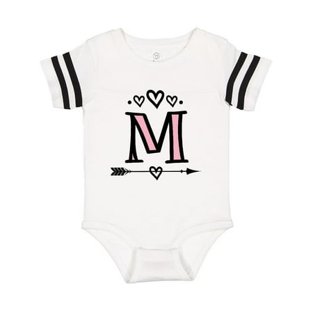 

Inktastic Letter M Monogram Tribal Arrow Gift Baby Girl Bodysuit