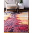 thumbnail image 3 of Unique Loom Estrella Collection Area Rug - Soho (10' 6" x 16' 5" Rectangle Orange/Puce), 3 of 10