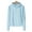 Light Blue, variant on Mdesiwst Women Sun Protection Anti-UV Coat Cycling Outdoor Long Sleeve Hooded Zipper Closure Thin Quick Dry Cooling Sunshade Jacket