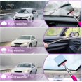 thumbnail image 3 of Side Mirror Squeegee, 8.6" to 38.5" Stainless Steel Retractable Window Cleaning Tools, No Disassembly and Cleaning Required, Compact and Portable Window Squeegee for Rainy Foggy Weather(Pink), 3 of 7