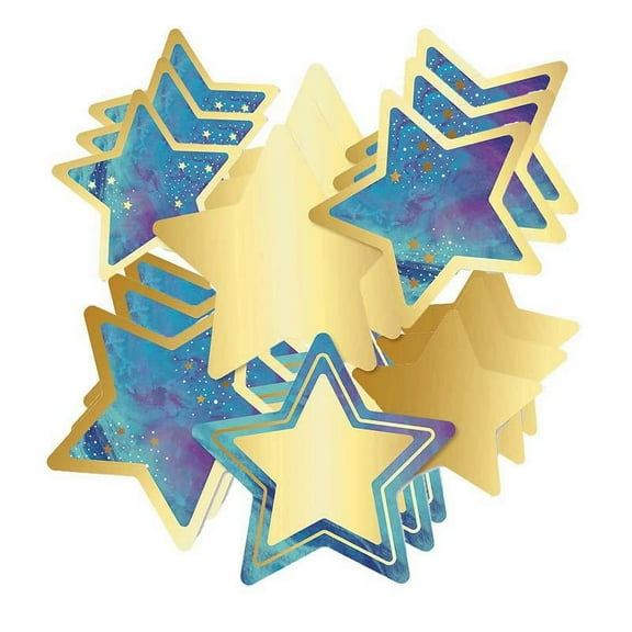 Carson Dellosa CD-120571-3 Galaxy Stars Cut-Outs - Pack of 3