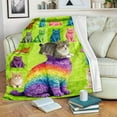 thumbnail image 5 of Cute Cat Blanket Super Soft Flannel Throw Blanket Bedding Cats Gifts for Cat Lover Woman Kids Adults 50"x60", 5 of 8