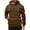 Brown, variant on Kctiaxy Men Hoodies Casual Fleece Hoodies PulLover Sweatshirts for Women Men Long Sleeve Solid Color Tops with Pockets
