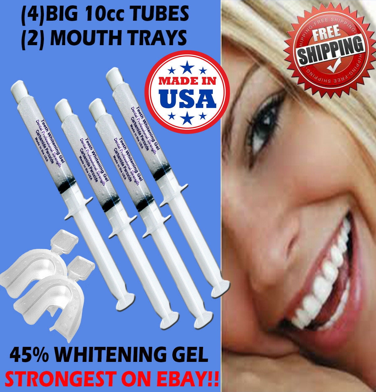 45 teeth whitening gel