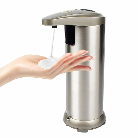 RAGUPEL Automatic Soap Dispenser,Infrared Sensor Technology Touchless Soap Dispenser,Energy Efficient Rechargeable Soap Dispenser,Champagne