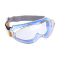 thumbnail image 2 of Gafas protectoras a prueba de impactos, marco suave, lente transparente, antivaho, para adultos, hombres y mujeres que trabajan. Azul, 2 of 8