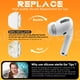thumbnail image 4 of Almohadillas de repuesto para AirPods Pro 2nd/1st con caja de almacenamiento, 4 of 7