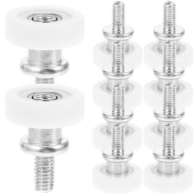 OULII 10Ensemble Roulettes Coulissantes pour Tiroir Métal Blanc Excellente Capacité de Pesée Fenêtres