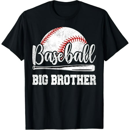 Baseball Big Brother Baseball Player Game Day Family Idea T-Shirt Unisex S-5XL Hot Trending Shirt, Vintage Birthday Gift
