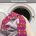 thumbnail image 2 of Abstract Dog Crate Cover, Colorful Geometric Pattern with Hatched Squared Motif Print, Easy to Use Pet Kennel Cover Small Dogs Puppies Kittens, 7 Sizes, Dark Magenta Multicolor, by Ambesonne, 2 of 6
