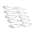 thumbnail image 1 of Baohd Clips de Pêche à Clipser Longs en Acier Inoxydable Mer 10 Pcs m - Connecteur Pêche Argent m - 10 Pcs, 1 of 6