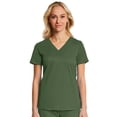 thumbnail image 2 of Maevn EON Sport Multi Pocket V-Neck Top & Comfy Full Elastic Waistband Pant Scrub Set, 2 of 5