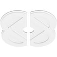thumbnail image 2 of 26"OD x 4"ID x 10 1/4"C x 1"P Charlotte Architectural Grade PVC Contemporary Ceiling Medallion, Two Piece, 2 of 11