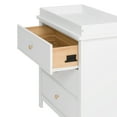 thumbnail image 5 of Graco Sasha 3 Drawer Dresser with Infant Changing Topper, White, 5 of 6