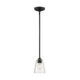 thumbnail image 6 of 60/7280-Nuvo Lighting-Bransel-1 Light Mini Pendant in Vintage Style-12.63 Inches Wide by 18.63 Inches High-Matte Black Finish    -Traditional, 6 of 6