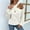 White, variant on AOOCHASLIY Sweaters Fall Clothes Women Fashion Casual Soild Long Sleeve Pullover Round-Neck Sweater