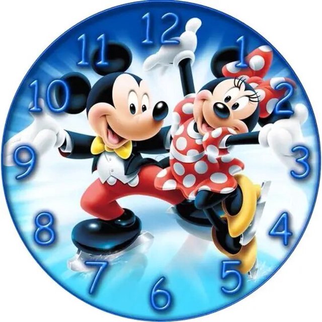 Disney-bordado de diamantes de Mickey y Minnie, bordado de diamantes cuadrados completos, punto de cruz pintado, regalo hecho a mano para niños