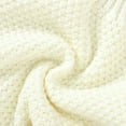 thumbnail image 5 of QUYUON Infant Baby Knit Hoodie Sweaters Toddler Girls Boys Long Sleeve Button Front Hooded Sweater Solid Color Cute Ears Knitted Cardigans Jacket with Hood Outerwear Coat White 90, 5 of 8