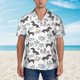 thumbnail image 2 of Fotbe Dachshund Dog Puppy Camisa Hawaiana para Hombre Unisex – Camisa Casual de Verano con Botones de Manga Corta de Algodón y Lino,XX-Large, 2 of 7