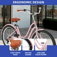 thumbnail image 3 of ModFusion 26 " Beach Cruiser Bike – 7-Speed in Pink, 3 of 9