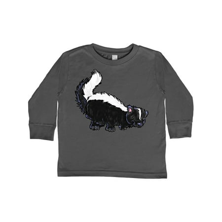 

Inktastic Animals Cute Skunk Gift Toddler Boy or Toddler Girl Long Sleeve T-Shirt