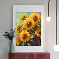 thumbnail image 2 of Diamond Art Kit for Adults, Sunflowers Colorful Oil Painting Art Diamond Painting for Adults Beginners, 5D DIY Diamond Art Painting Kits, Colorful Diamond Painting Craft for Home Decor 12x16, 2 of 7
