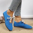 thumbnail image 2 of YOUYEDIAN Mary Jane Shoes Women Versatile Slip On Comfy Fashion Round Toe Lace-up Flats Casual Low Heel Outdoor Walking Shoes, 2 of 5