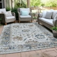 thumbnail image 4 of Dalyn Rugs Machine Washable Indoor/Outdoor Chantille Blue 10' x 14' Rug, 4 of 9