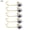 Silver, variant on Cheers.US 1 Set of Fine Hook and Soft Bait for Fine Fishing of Bass Black Porgy and Siniperca Chuatsi Fishing Hooks for Fishing