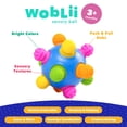 thumbnail image 3 of Juguete de actividad MÖBI Woblii Montessori para más de 3 meses con silicona, 3 of 9