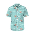 thumbnail image 5 of Camisa hawaiana de gran oferta de verano para hombre, camisas de playa con estampado divertido de hojas de surf en 3D para hombre, blusa genial de gran tamaño, ropa de calle, 5 of 5