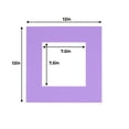 thumbnail image 3 of Light Purple Acid Free 12x12 Picture Frame Mats with White Core Bevel Cut for 8x8 Pictures - Fits, 3 of 3