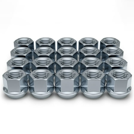 White Knight 9513091S Chrome M14 x 1.50 Open-End Lug Nut, 20 Pack