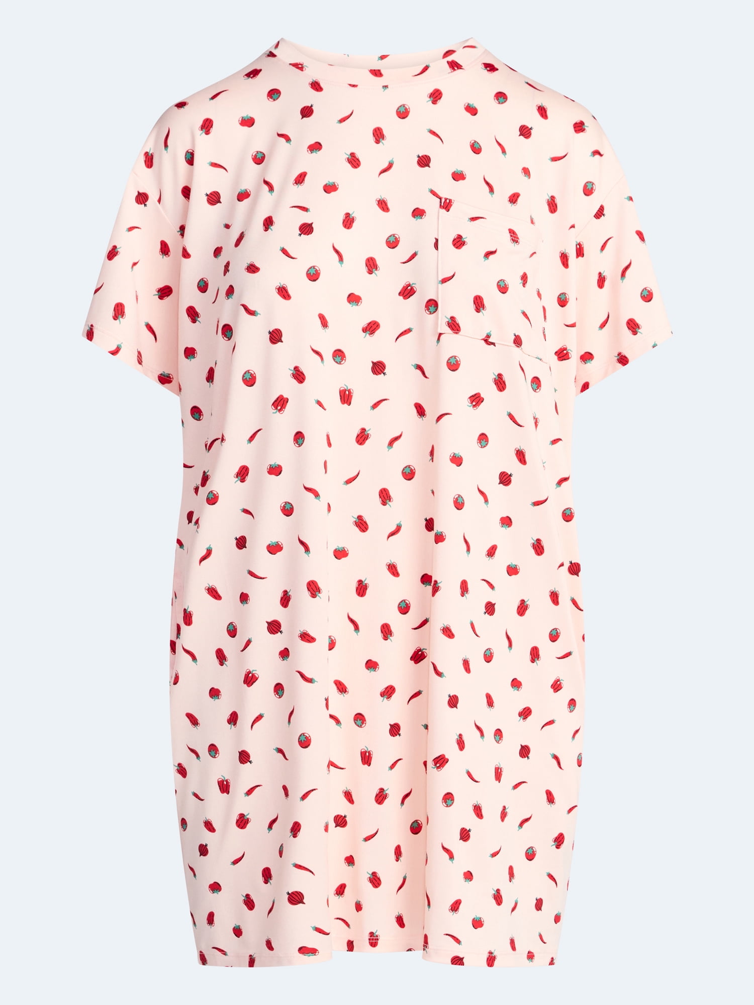 Joyspun Dreamy Soft Collection Women's Short Sleeve Sleepshirt, Sizes S/M-2X/3X