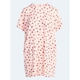 thumbnail image 5 of Joyspun Women's Dreamy Soft Collection Short Sleeve Sleepshirt, Sizes S/M-2X/3X, 5 of 5