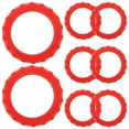 thumbnail image 2 of 8 fundas para ruedas de maletas, protectores para pies de maletas, 2 of 7